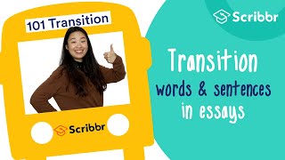 How to use Transition Words and Sentences in Essays  Scribbr 🎓 [upl. by Philana87]