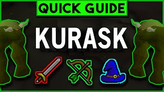 OSRS Kurask Slayer Guide  Safe Spot Method  ALL LOCATIONS  Quick Guide 2019 [upl. by Atinat]