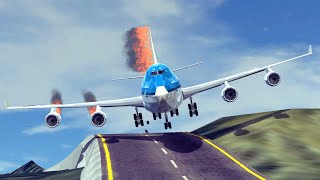 Emergency Landings 24 How survivable are they Besiege [upl. by Dygall55]