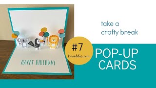 Easy Pop Up Card Tutorial for Beginners [upl. by Eedna]