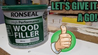 Lets try Ronseal Wood Filler [upl. by Gregory]