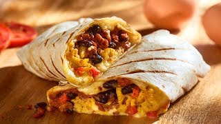 Chorizo amp Egg Breakfast Burritos [upl. by Pyne662]