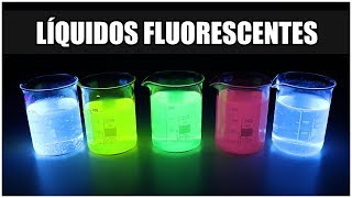 ¿Cómo hacer un Líquido Fluorescente en CASA  La Fluorescencia ultravioleta [upl. by Kauffmann952]