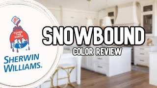 Sherwin Williams Snowbound  BETTER THAN ALABASTER [upl. by Leinehtan265]