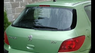 Peugeot 307 how to change rear lights [upl. by Asecnarf]