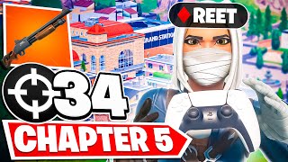 Reet DOMINATES Fortnite CHAPTER 5 🎮 [upl. by Eniarda]