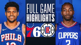 76ERS at CLIPPERS  FULL GAME HIGHLIGHTS  March 24 2024 [upl. by Newob]