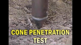 Cone Penetration Test2001 [upl. by Greer]