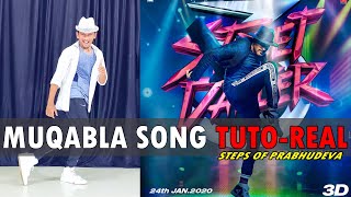 Muqabla Song  Street Dancer 3D  Prabhudeva Steps TUTORIAL  Nishant Nair [upl. by Bunns]