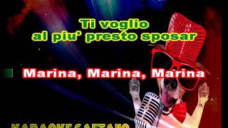 Marino Marini Marina karaoke [upl. by Brill13]