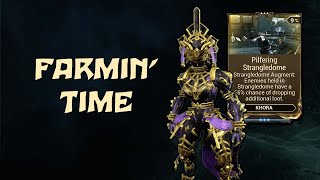 Warframe  Khora Prime Pilfering Strangledome Build [upl. by Arodnahs]