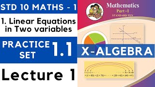 Class 10 Practice Set 11 Lecture 1Chapter 1 Linear Equations in Two Variables  SSC 10th Maths  1 [upl. by Ihtak]