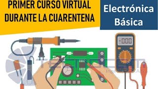 CIRCUITO Electrónico y CONCEPTOS básicos  Curso Electrónica Básica 1  principiantes  GRATIS [upl. by Zacherie]