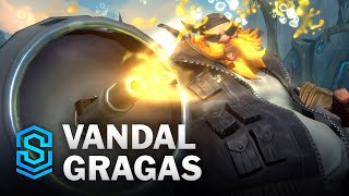 Vandal Gragas Wild Rift Skin Spotlight [upl. by Aek676]