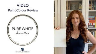 Paint Colour Review Sherwin Williams Pure White SW 7005 [upl. by Airet236]