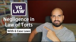 Tort of Negligence Introduction and Essential elements with Case Laws – Law of Torts [upl. by Dduj]