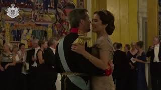 Crown Prince Frederik Dances With Princess Mary At 50th Birthday After Party [upl. by Isabelita]