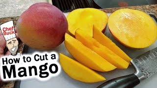 How To Cut A Mango  Easy Mango Smoothie Recipe [upl. by Jesh]