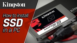 How to Install SSD in PC  Kingston Technology [upl. by Benji]