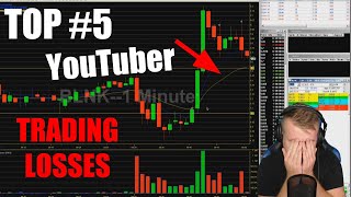 Top 5 YouTuber Live Trading Losses with Reactions [upl. by Phi405]