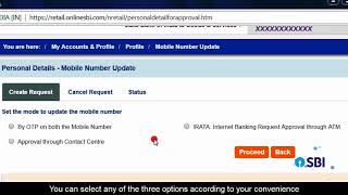 SBI RINB – How to Change Mobile Number Online Without Visiting Branch [upl. by Birmingham]