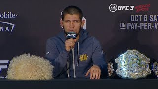 UFC 229 Postfight Press Conference [upl. by Hayward778]