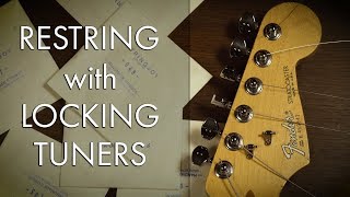 How To Properly ReString Your Locking Tuners  Tone Lab [upl. by Cibis]