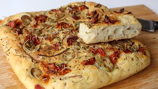 Cómo hacer FOCACCIA ITALIANA Perfecta [upl. by Yhtac]