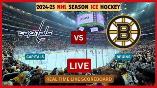 Washington Capitals Vs Boston Bruins LIVE Score UPDATE Today Hockey 202425 NHL Season Dec 31 2024 [upl. by Eylhsa599]