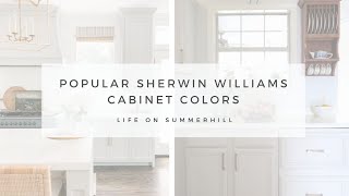 POPULAR SHERWIN WILLIAMS GREY CABINET COLORS [upl. by Trawets]