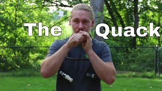 How to Blow a Duck Call The Basic Quack for Beginners [upl. by Nova]