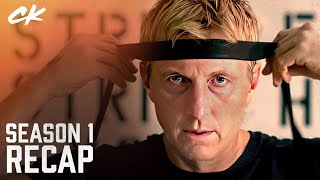 Cobra Kai Season 1 Recap Ralph Macchio William Zabka [upl. by Genevra]