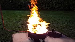 Awesome Waste Oil Burner  Simple Homemade Design  Easy Build [upl. by Alak]