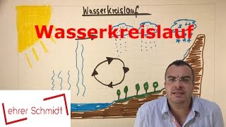 Wasserkreislauf  Sachunterricht  Erdkunde  Lehrerschmidt [upl. by Jobe]