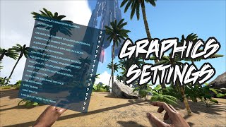 ARK Graphics settings explained  ARK Survival Evolved [upl. by Annair]