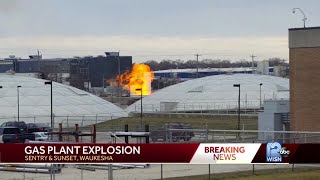 Video Hydrogen tank explodes at gas company [upl. by Aivatnwahs718]