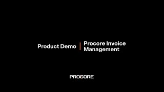 Invoice Management Demo Procore Groundbreak 2020 Breakout [upl. by Ardried184]