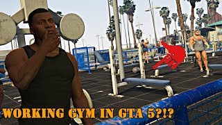 How to Use Gym In GTA 5Working Gym [upl. by Mailiw]