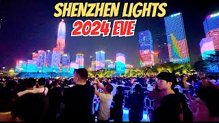 CRAZY Shenzhen CHINA New Years Eve LIGHTSHOW [upl. by Marutani]