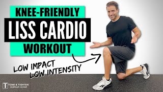 KneeFriendly LISS Cardio Workout LOW IMPACT [upl. by Colston]