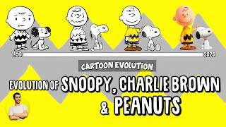 Evolution of SNOOPY CHARLIE BROWN amp PEANUTS  70 Years Explained  CARTOON EVOLUTION [upl. by Yehus152]