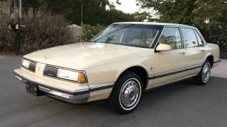 1 Owner 87 Oldsmobile Delta 88 Royal Brougham 20k Orig miles [upl. by Iggie]