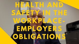 Health and Safety in the Workplace in IrelandEmployers Obligations [upl. by Rashida]