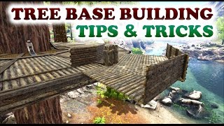 ARK  TREE BASE  Building Tips amp Tricks  Closed Corners amp Extending the Platform [upl. by Eniarrol]