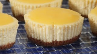 Lemon Cheesecakes Recipe Demonstration  Joyofbakingcom [upl. by Na]