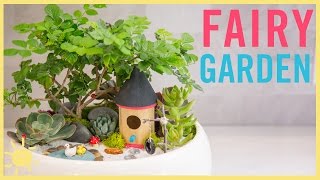 DIY  How To Make A Fairy Garden [upl. by Nitsud]