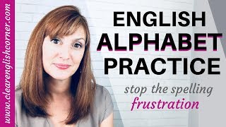 How to Say English Letters American English Alphabet Pronunciation [upl. by Siugram]