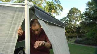 Aussie Traveller AFK CRR Roll Out Awning Annexe Walls [upl. by Odravde]