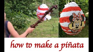 How to make a birthday pinata piñata [upl. by Notlrac]