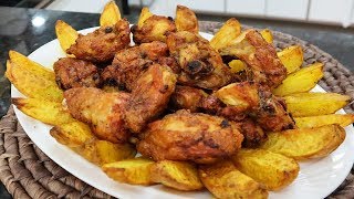 FRANGO COM BATATAS NA AIR FRYER I SUPER CROCANTE [upl. by Schechinger]